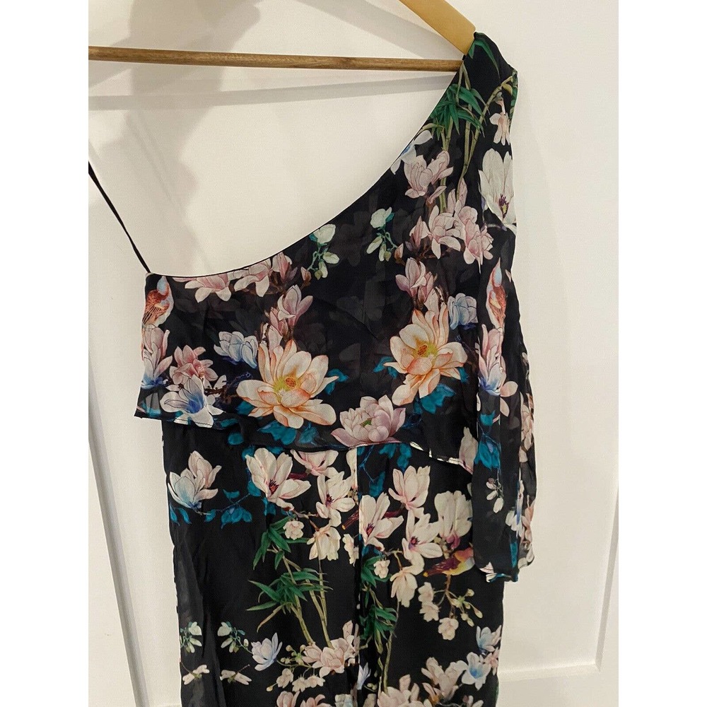 Slate & Willow Womens Hudson Floral Maxi Dress Black Green Pink Size 2 10854216 - Picture 4 of 8